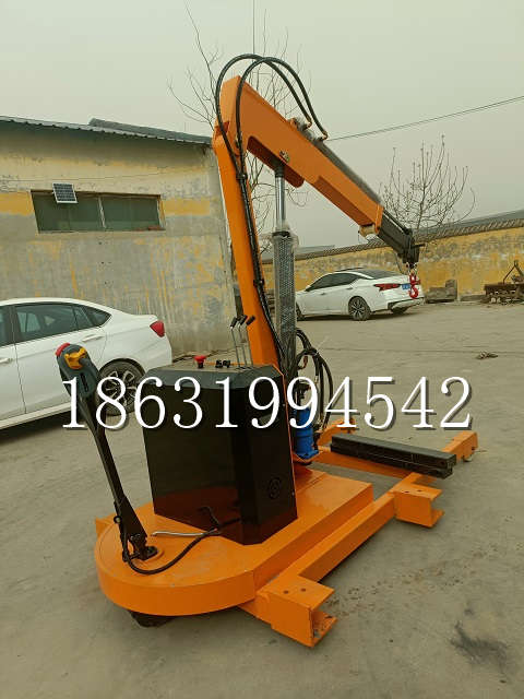 柳林县自卸车厢随车吊 自制轮式四不像起重机 四驱平板吊 5吨 贵盛